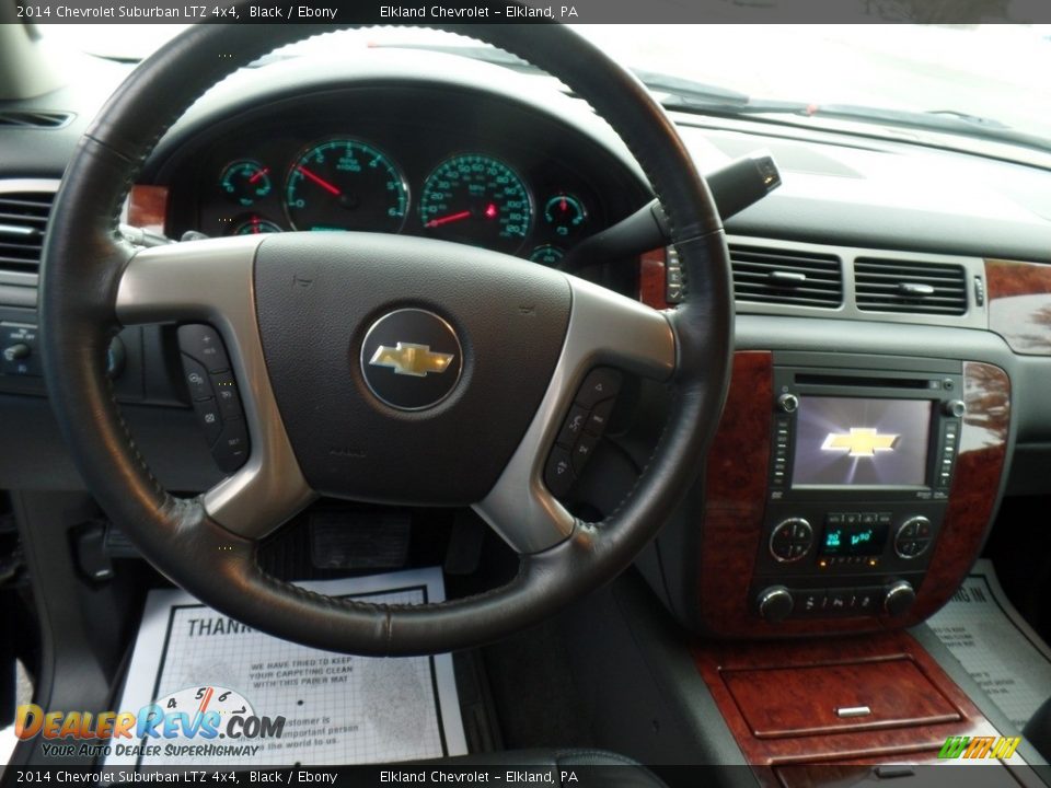 2014 Chevrolet Suburban LTZ 4x4 Black / Ebony Photo #20