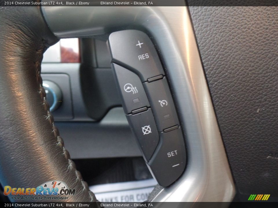 2014 Chevrolet Suburban LTZ 4x4 Black / Ebony Photo #23