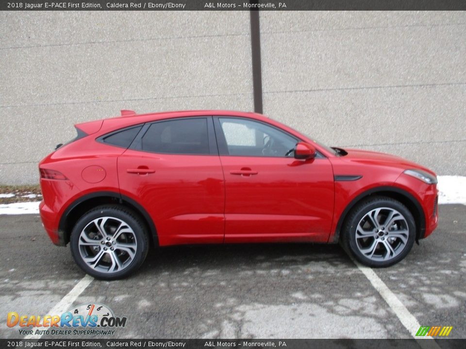 Caldera Red 2018 Jaguar E-PACE First Edition Photo #2