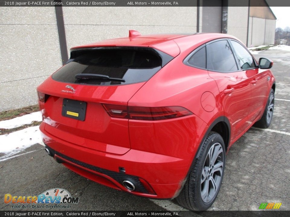 2018 Jaguar E-PACE First Edition Caldera Red / Ebony/Ebony Photo #3