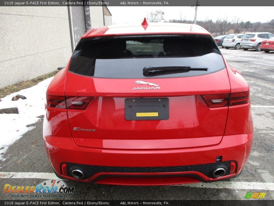 2018 Jaguar E-PACE First Edition Caldera Red / Ebony/Ebony Photo #4