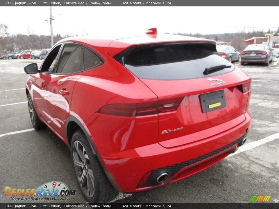2018 Jaguar E-PACE First Edition Caldera Red / Ebony/Ebony Photo #5