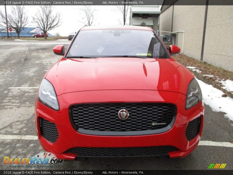 2018 Jaguar E-PACE First Edition Caldera Red / Ebony/Ebony Photo #8