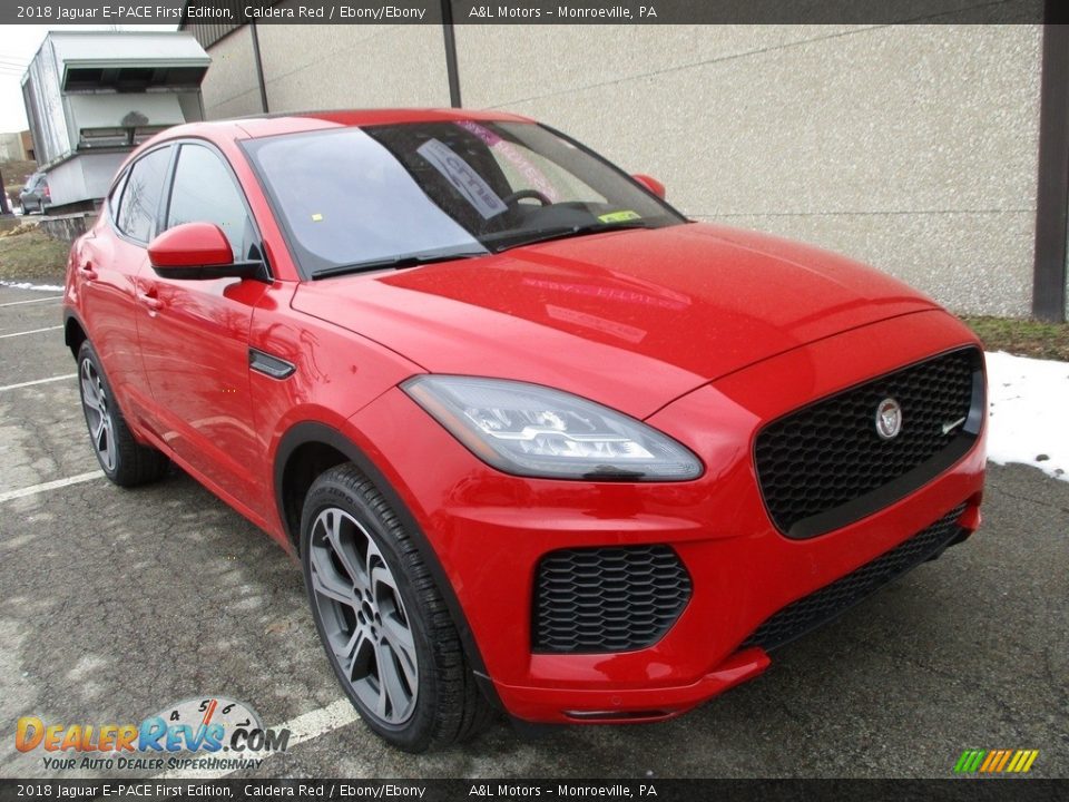 2018 Jaguar E-PACE First Edition Caldera Red / Ebony/Ebony Photo #9