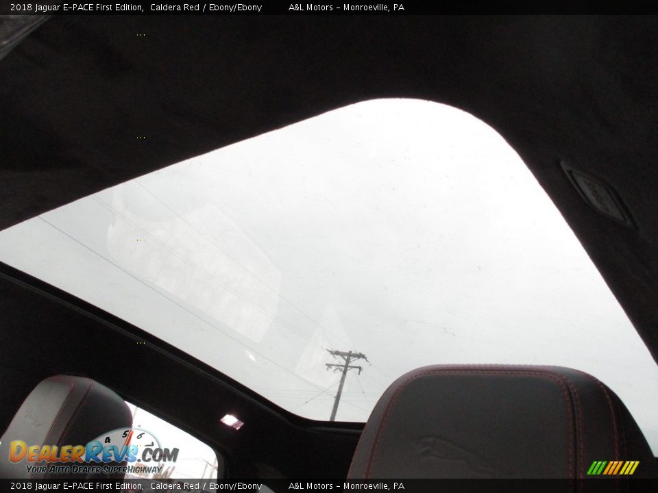 2018 Jaguar E-PACE First Edition Caldera Red / Ebony/Ebony Photo #11
