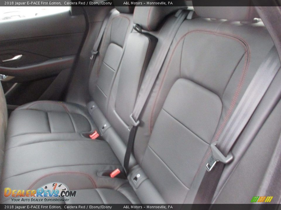 Rear Seat of 2018 Jaguar E-PACE First Edition Photo #12