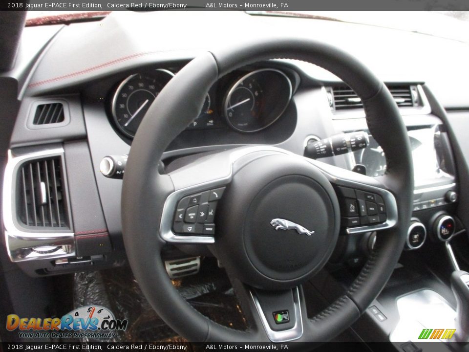 2018 Jaguar E-PACE First Edition Steering Wheel Photo #13