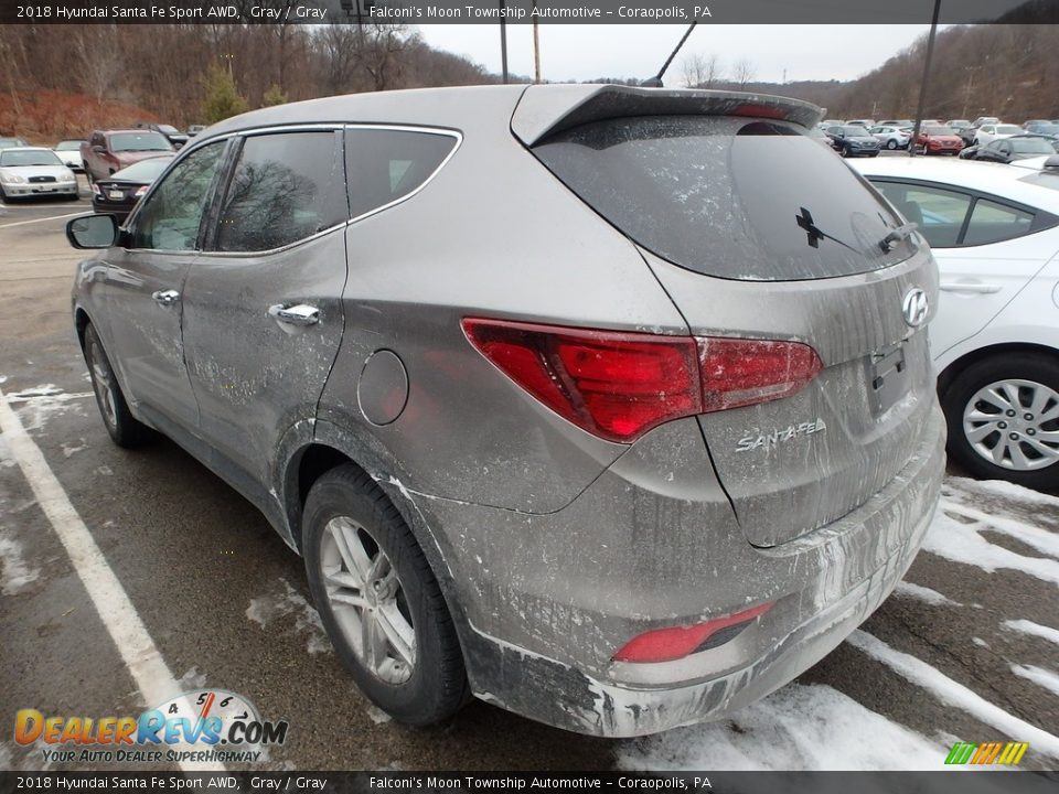 2018 Hyundai Santa Fe Sport AWD Gray / Gray Photo #2