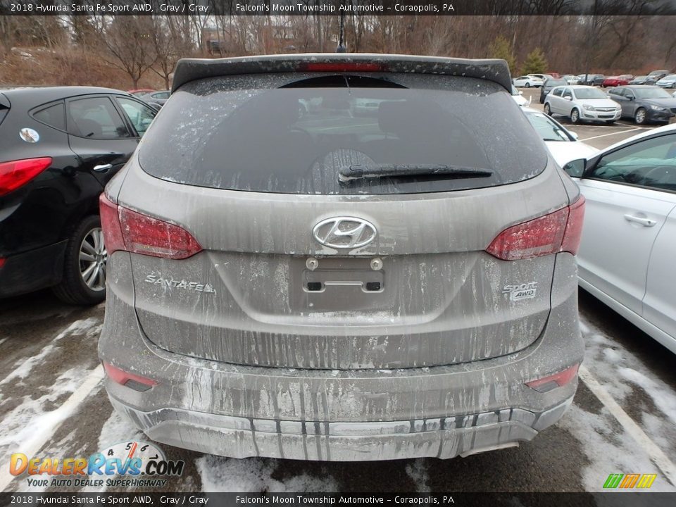 2018 Hyundai Santa Fe Sport AWD Gray / Gray Photo #3