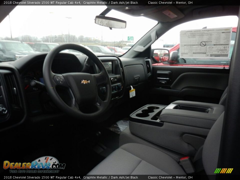 2018 Chevrolet Silverado 1500 WT Regular Cab 4x4 Graphite Metallic / Dark Ash/Jet Black Photo #7