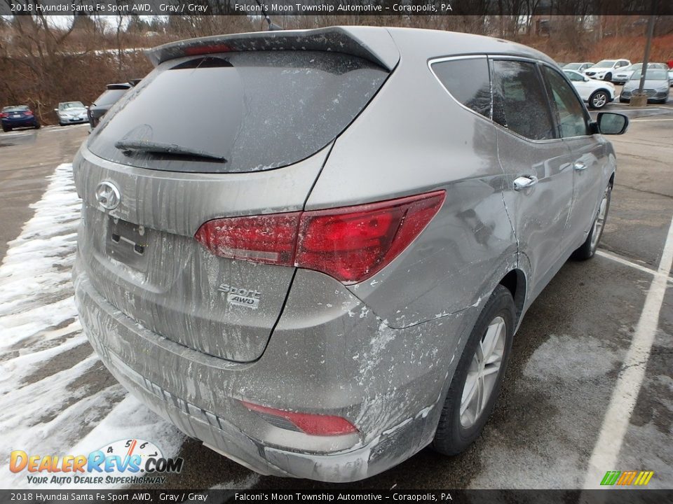 2018 Hyundai Santa Fe Sport AWD Gray / Gray Photo #4