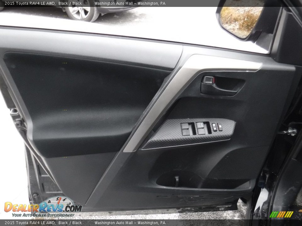2015 Toyota RAV4 LE AWD Black / Black Photo #13