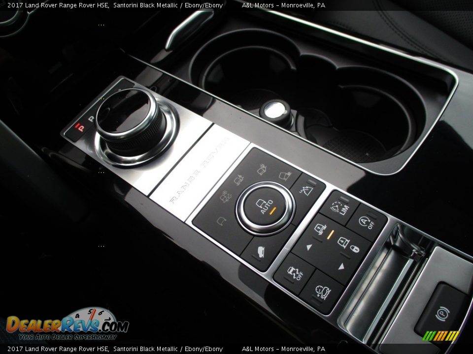 2017 Land Rover Range Rover HSE Santorini Black Metallic / Ebony/Ebony Photo #17