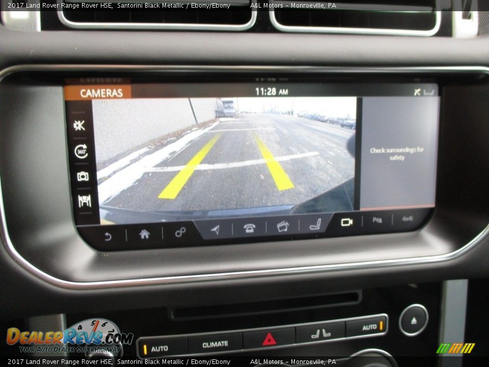 2017 Land Rover Range Rover HSE Santorini Black Metallic / Ebony/Ebony Photo #18