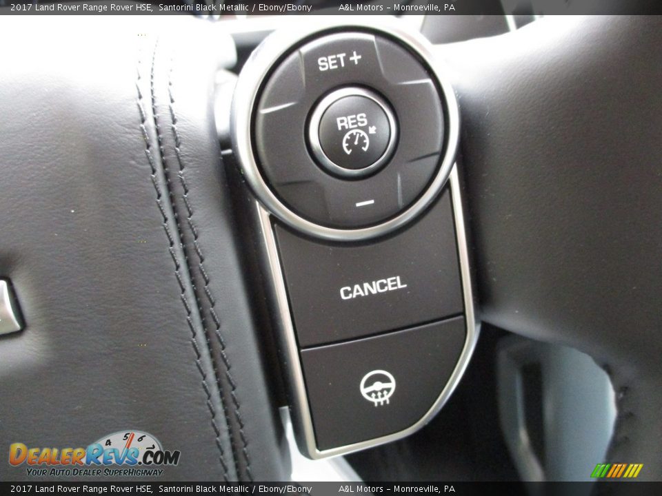2017 Land Rover Range Rover HSE Santorini Black Metallic / Ebony/Ebony Photo #19