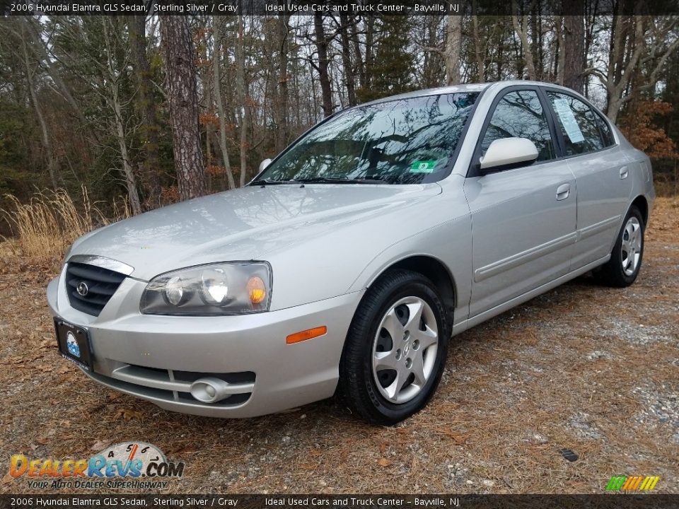 2006 Hyundai Elantra GLS Sedan Sterling Silver / Gray Photo #1