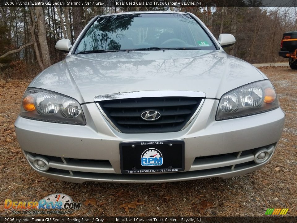 2006 Hyundai Elantra GLS Sedan Sterling Silver / Gray Photo #2