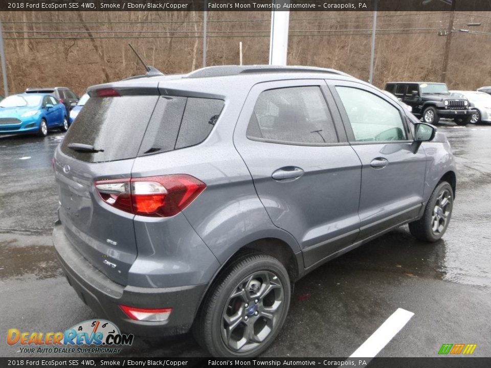 2018 Ford EcoSport SES 4WD Smoke / Ebony Black/Copper Photo #2