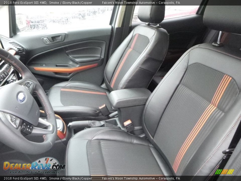Front Seat of 2018 Ford EcoSport SES 4WD Photo #10