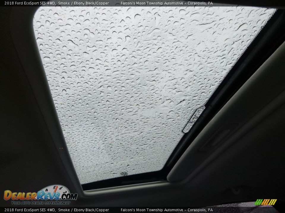 2018 Ford EcoSport SES 4WD Smoke / Ebony Black/Copper Photo #12