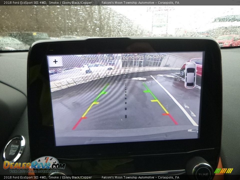 2018 Ford EcoSport SES 4WD Smoke / Ebony Black/Copper Photo #14