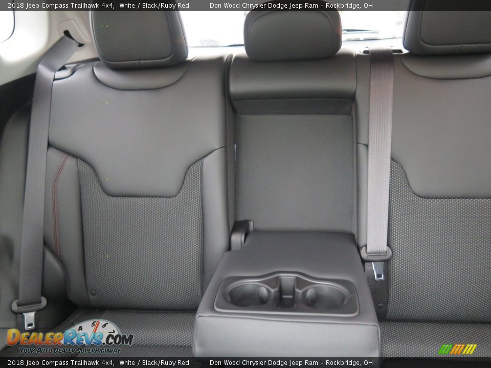 2018 Jeep Compass Trailhawk 4x4 White / Black/Ruby Red Photo #20