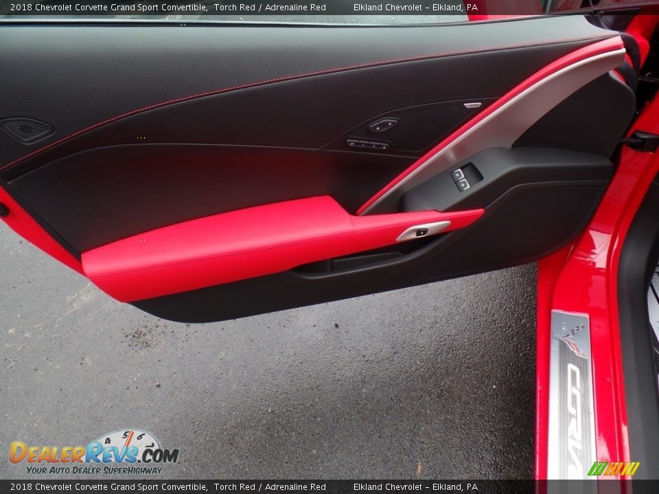 2018 Chevrolet Corvette Grand Sport Convertible Torch Red / Adrenaline Red Photo #17