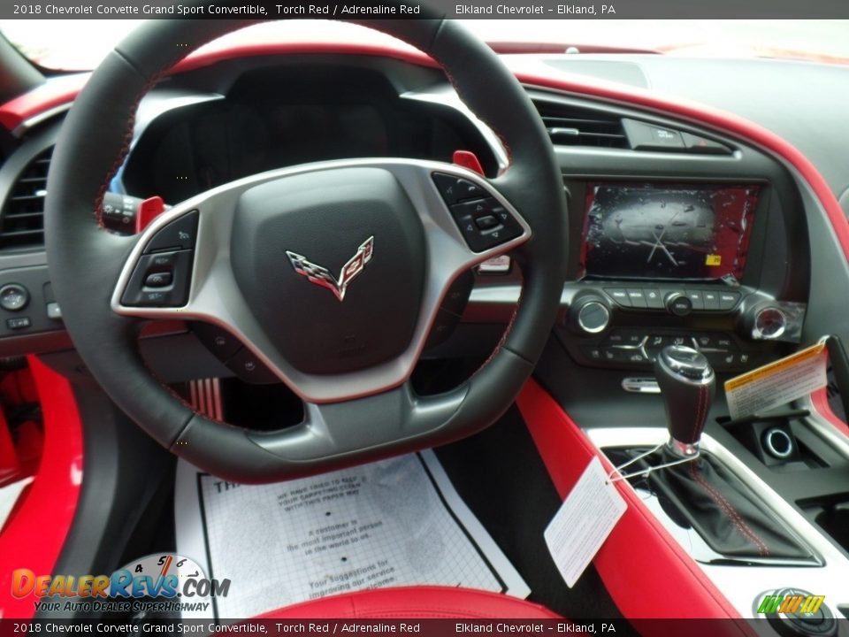 2018 Chevrolet Corvette Grand Sport Convertible Torch Red / Adrenaline Red Photo #22