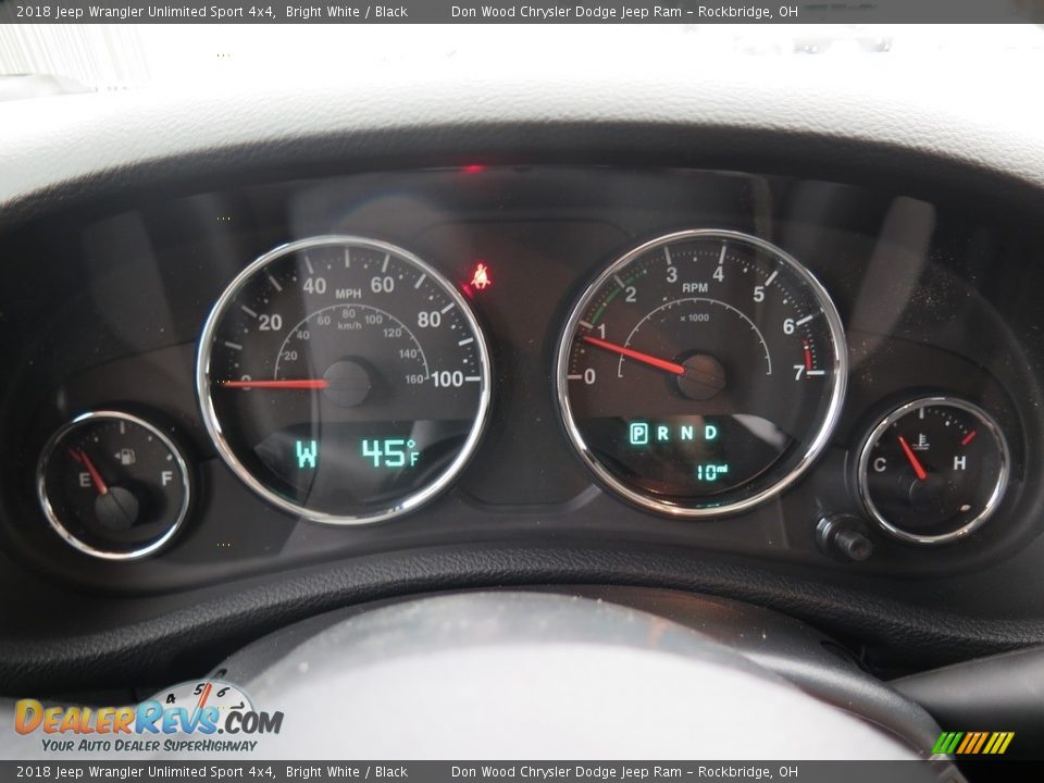 2018 Jeep Wrangler Unlimited Sport 4x4 Bright White / Black Photo #14
