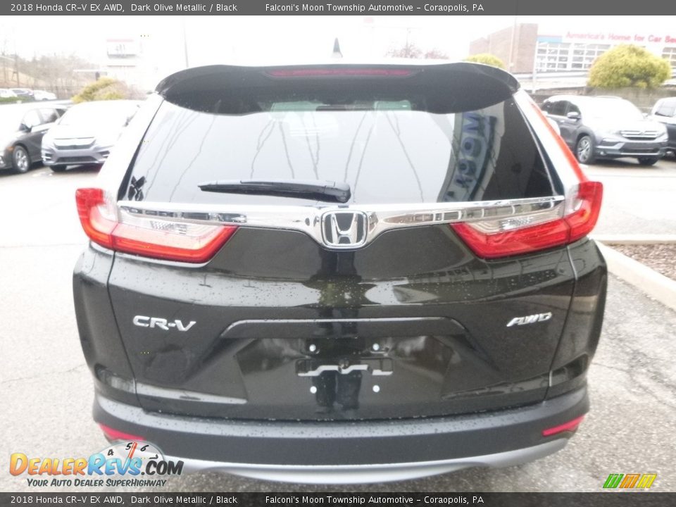 2018 Honda CR-V EX AWD Dark Olive Metallic / Black Photo #3