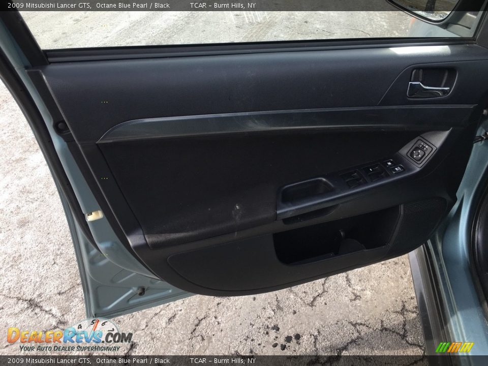 2009 Mitsubishi Lancer GTS Octane Blue Pearl / Black Photo #7