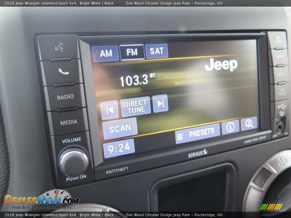 2018 Jeep Wrangler Unlimited Sport 4x4 Bright White / Black Photo #15