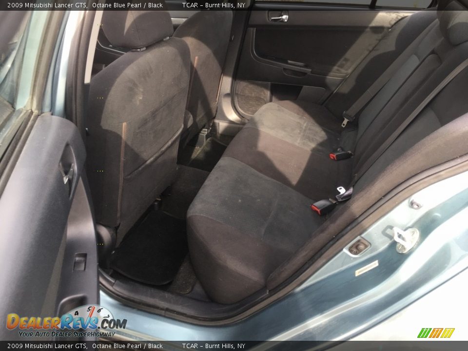 2009 Mitsubishi Lancer GTS Octane Blue Pearl / Black Photo #11