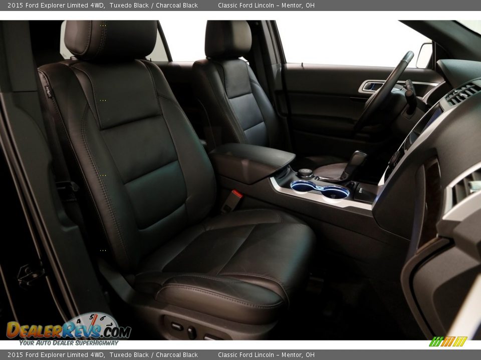 2015 Ford Explorer Limited 4WD Tuxedo Black / Charcoal Black Photo #21