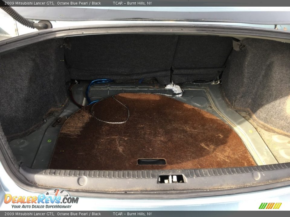 2009 Mitsubishi Lancer GTS Octane Blue Pearl / Black Photo #12