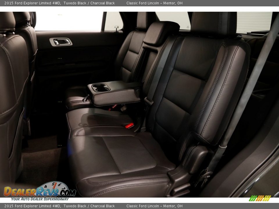 2015 Ford Explorer Limited 4WD Tuxedo Black / Charcoal Black Photo #25