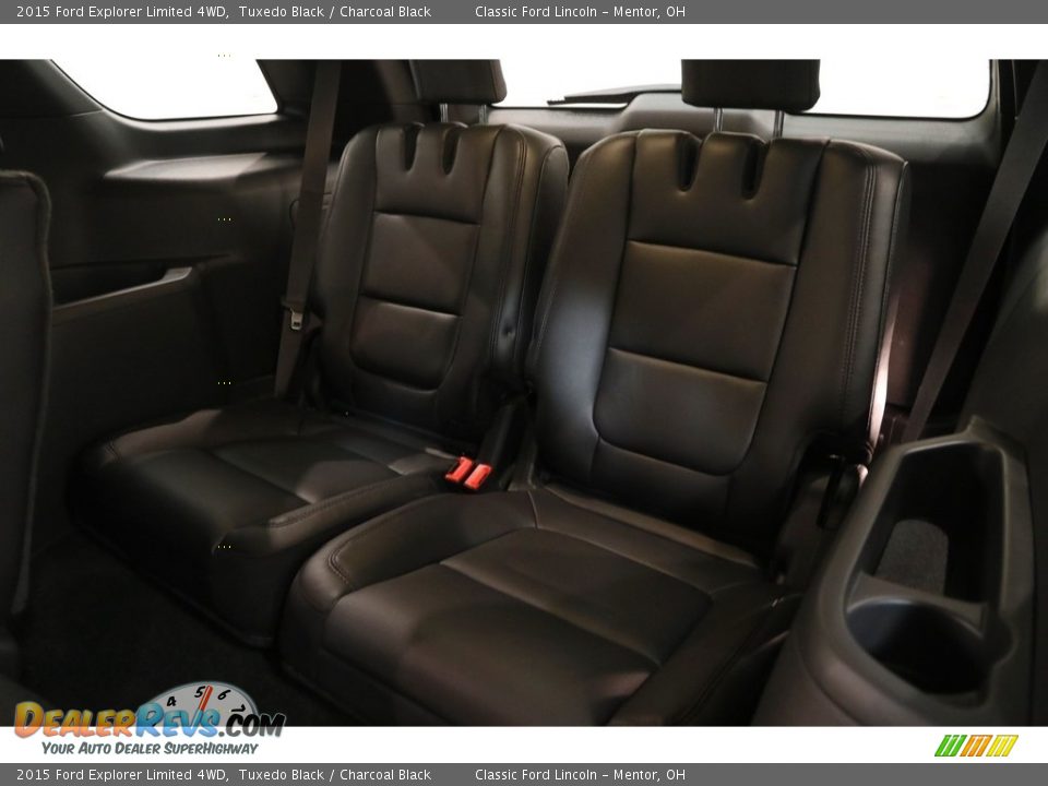 2015 Ford Explorer Limited 4WD Tuxedo Black / Charcoal Black Photo #26