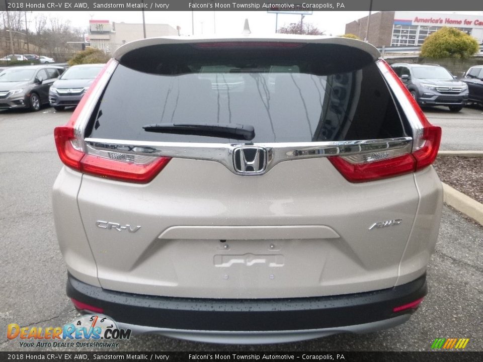 2018 Honda CR-V EX AWD Sandstorm Metallic / Ivory Photo #3