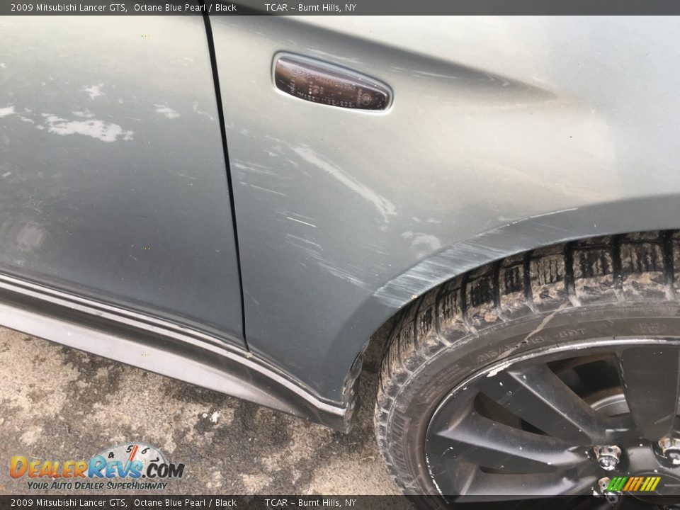 2009 Mitsubishi Lancer GTS Octane Blue Pearl / Black Photo #21