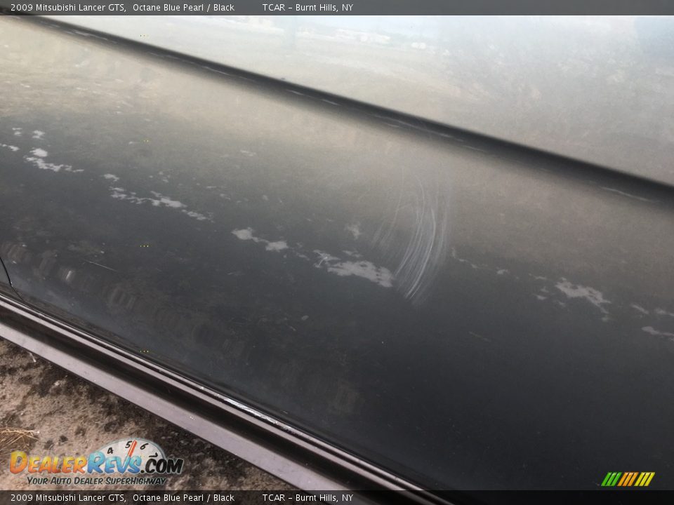 2009 Mitsubishi Lancer GTS Octane Blue Pearl / Black Photo #22