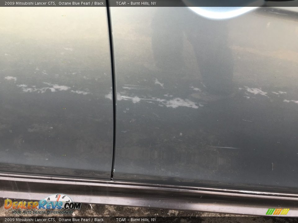 2009 Mitsubishi Lancer GTS Octane Blue Pearl / Black Photo #24