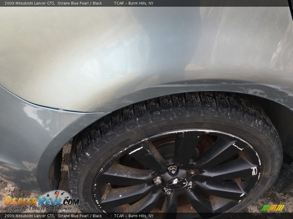 2009 Mitsubishi Lancer GTS Octane Blue Pearl / Black Photo #26