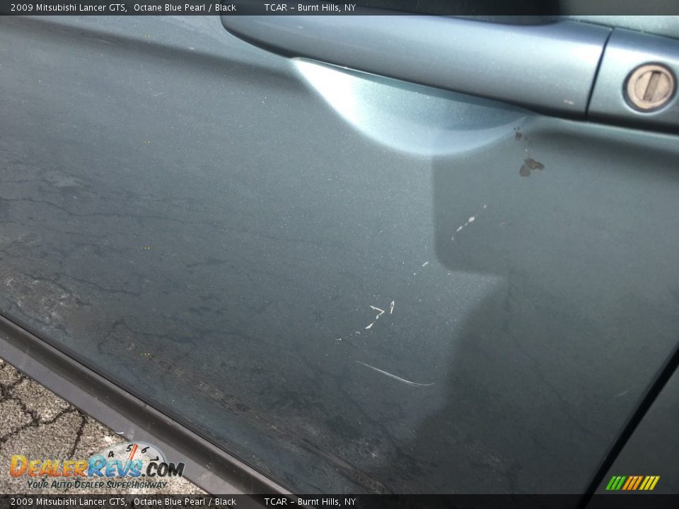 2009 Mitsubishi Lancer GTS Octane Blue Pearl / Black Photo #28
