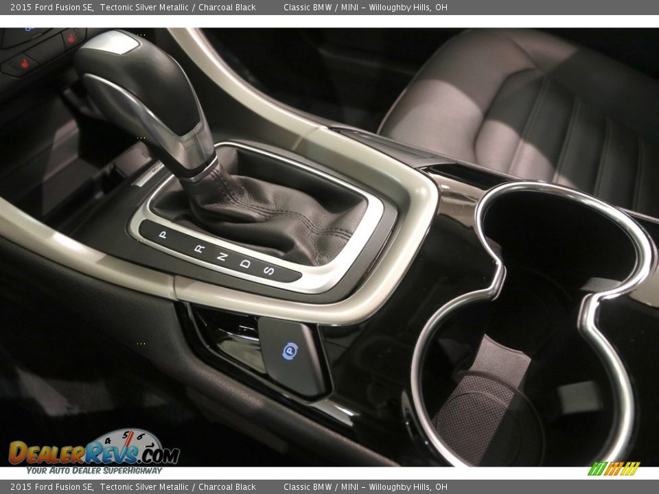 2015 Ford Fusion SE Tectonic Silver Metallic / Charcoal Black Photo #11