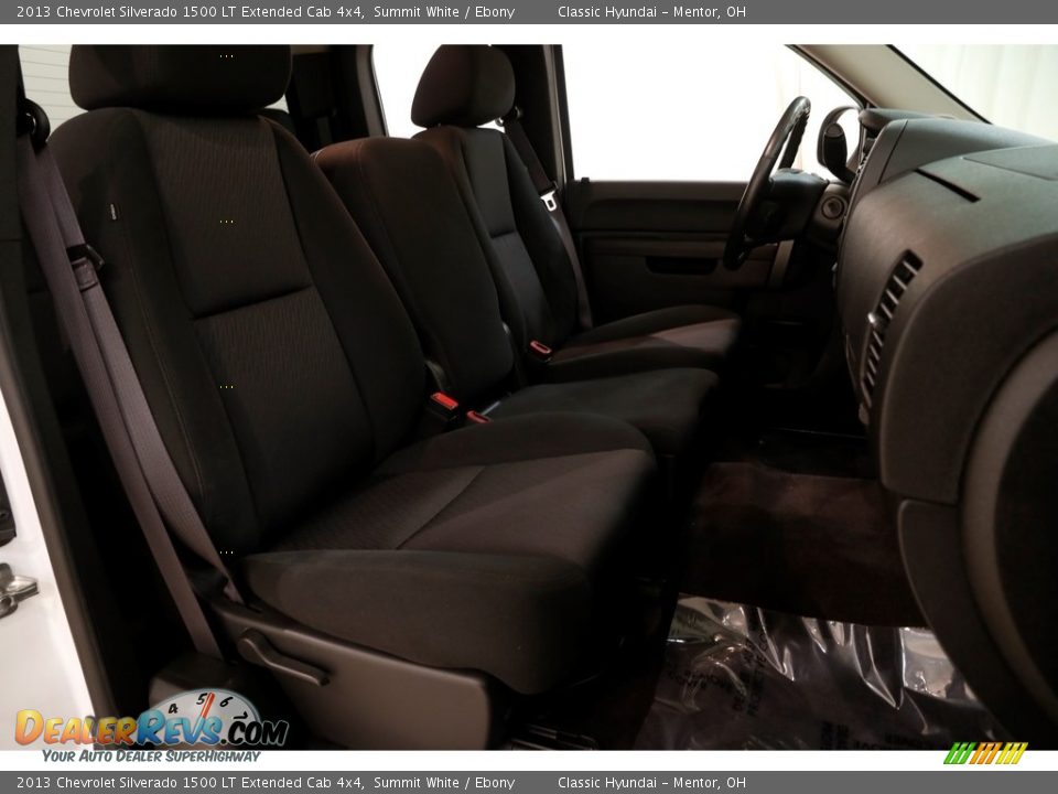2013 Chevrolet Silverado 1500 LT Extended Cab 4x4 Summit White / Ebony Photo #10