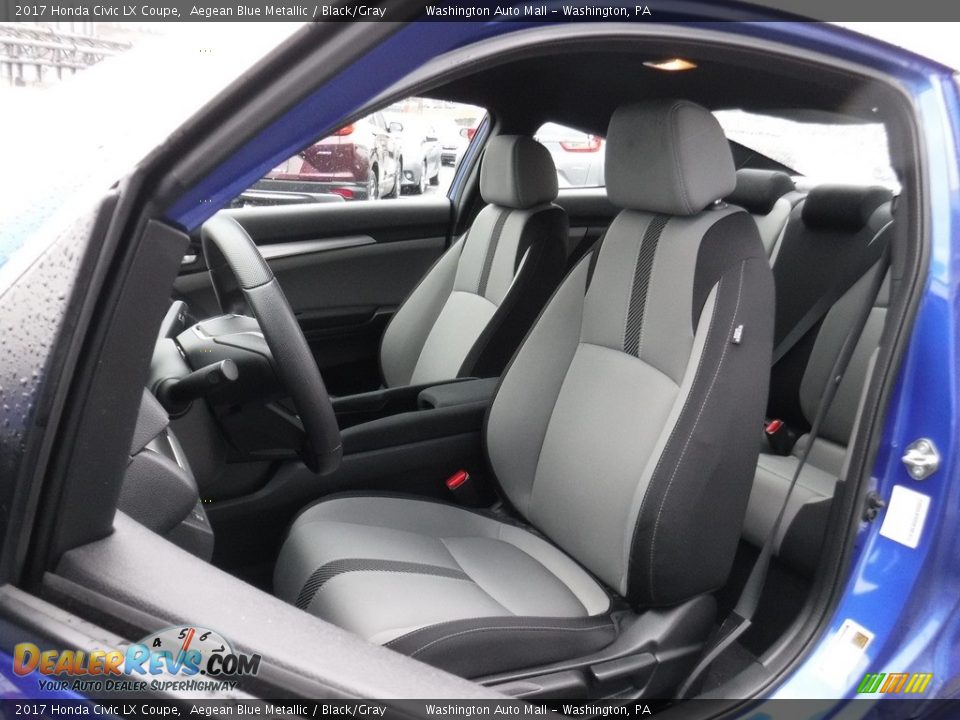 Front Seat of 2017 Honda Civic LX Coupe Photo #11