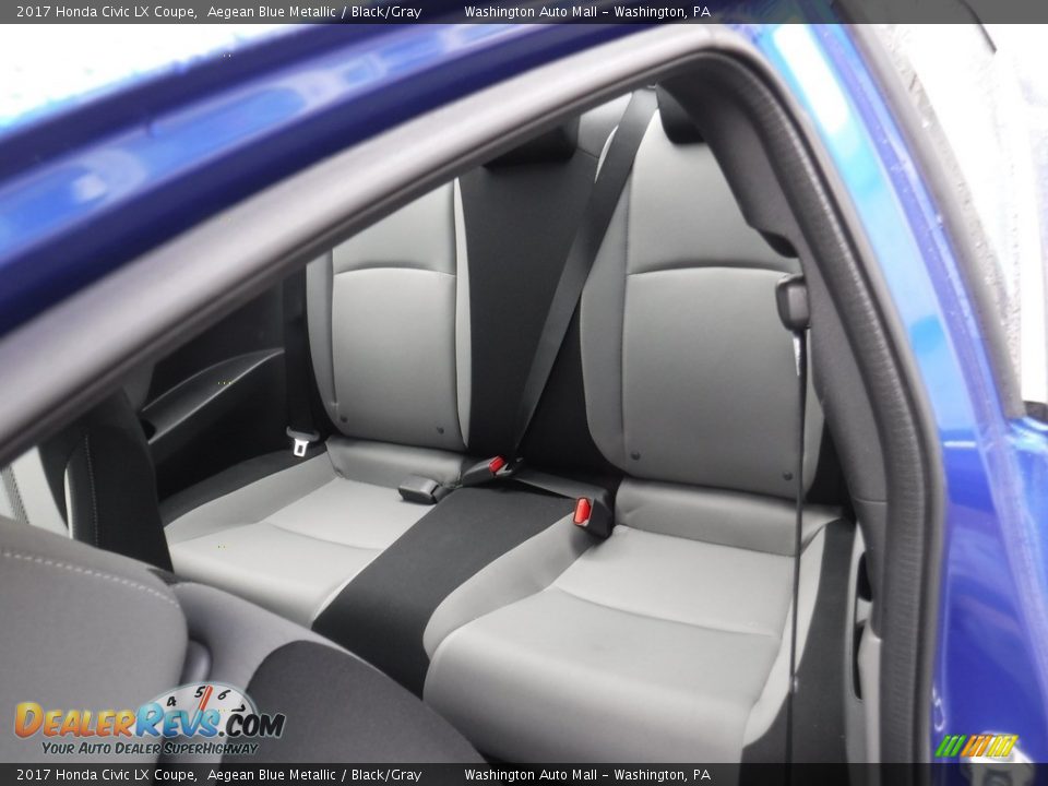 Rear Seat of 2017 Honda Civic LX Coupe Photo #21