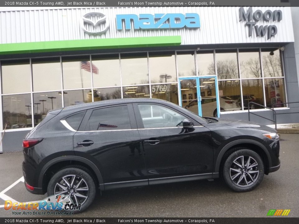 2018 Mazda CX-5 Touring AWD Jet Black Mica / Black Photo #1