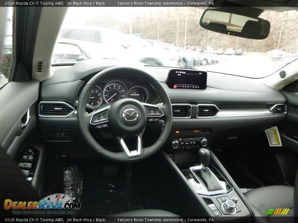 2018 Mazda CX-5 Touring AWD Jet Black Mica / Black Photo #9