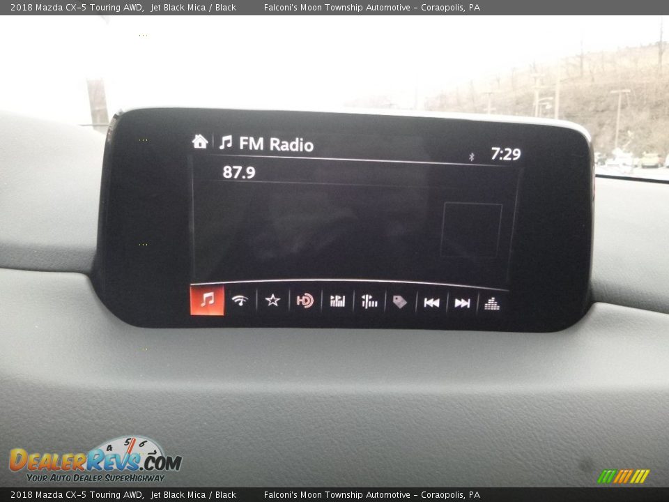 2018 Mazda CX-5 Touring AWD Jet Black Mica / Black Photo #14